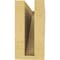 Ekena Millwork 3"W x 9"D x 6"H Classic Concord Rough Cedar Woodgrain TimberThane Corbel, Primed Tan CORUR03X09X06CONRCPR - alternate 3